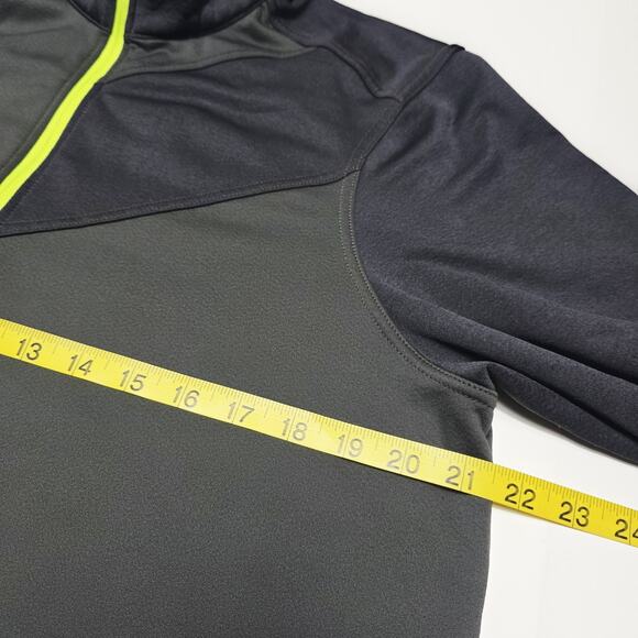 Polaris Logo Men's Tech Quarter-Zip Bundle Grey/Blue Under Armour Size Medium - Picture 6 of 11